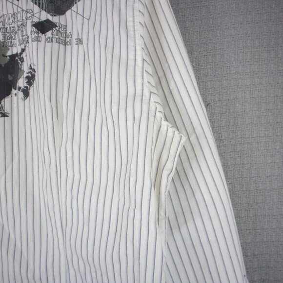 Point Zero Black Label Y2K Grunge Style Button Up - Picture 7 of 8